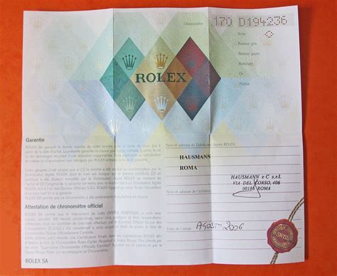 rolex papiere asien|Rolex paper certificate.